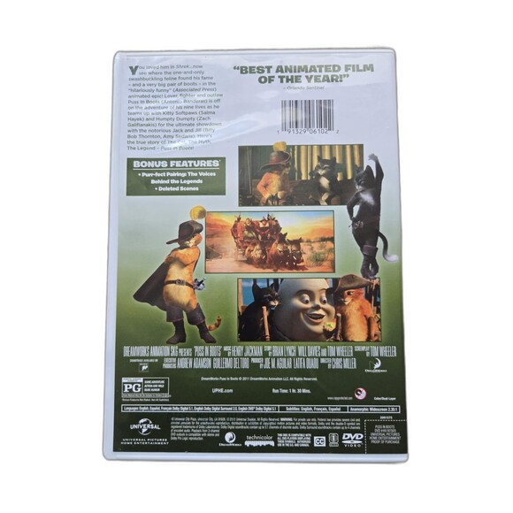 Puss in Boots DVD – DreamWorks Animated Adventure - Picture 2 of 3